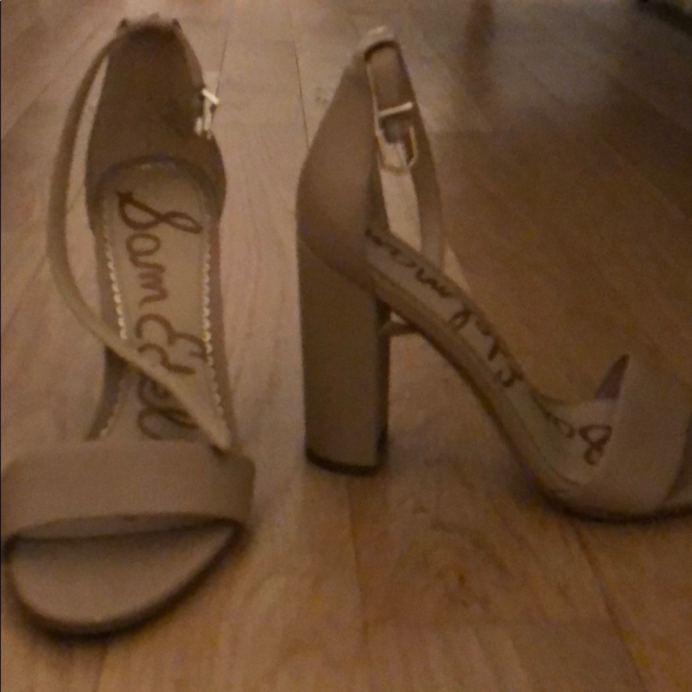 Sam Edelman block heels. Look brand new!